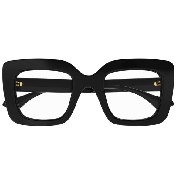 NEW GUCCI EYEGLASSES GUCCI GG1554O 001 SHINY BLACK EYEWEAR - Picture 2 of 4